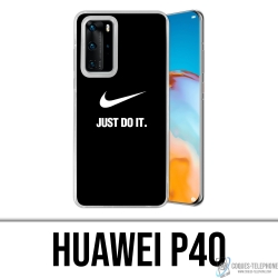 Custodia Huawei P40 - Nike Just Do It Black