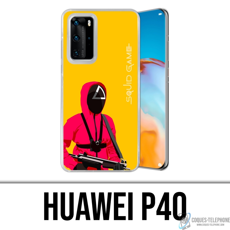Custodia Huawei P40 - Cartone animato del soldato del gioco del calamaro