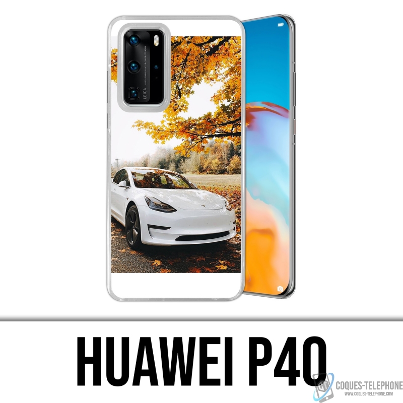 Coque Huawei P40 - Tesla Automne