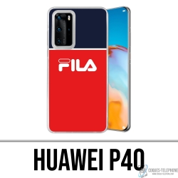 Huawei P40 Case - Fila Blue Red