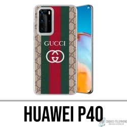 Coque Huawei P40 - Gucci Brodé