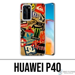 Funda para Huawei P40 - Logo Vintage Skate