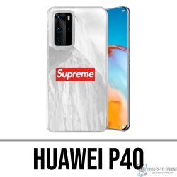 Coque Huawei P40 - Supreme Montagne Blanche