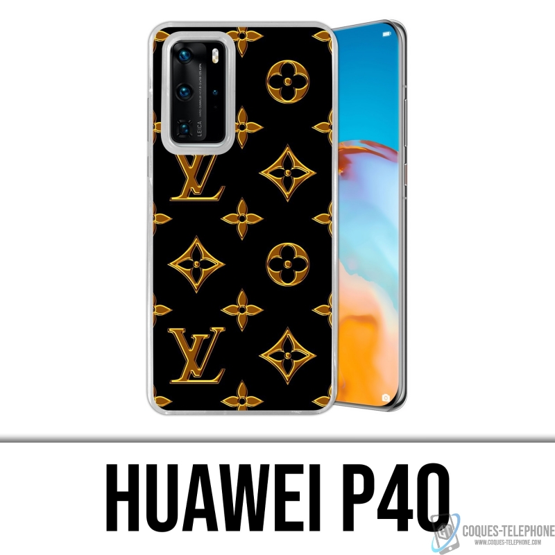 Coque Huawei P40 - Louis Vuitton Gold