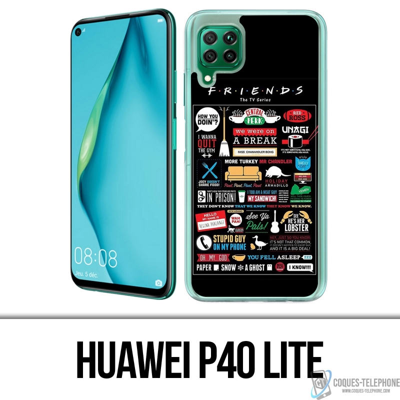 Custodia Huawei P40 Lite - Logo degli amici
