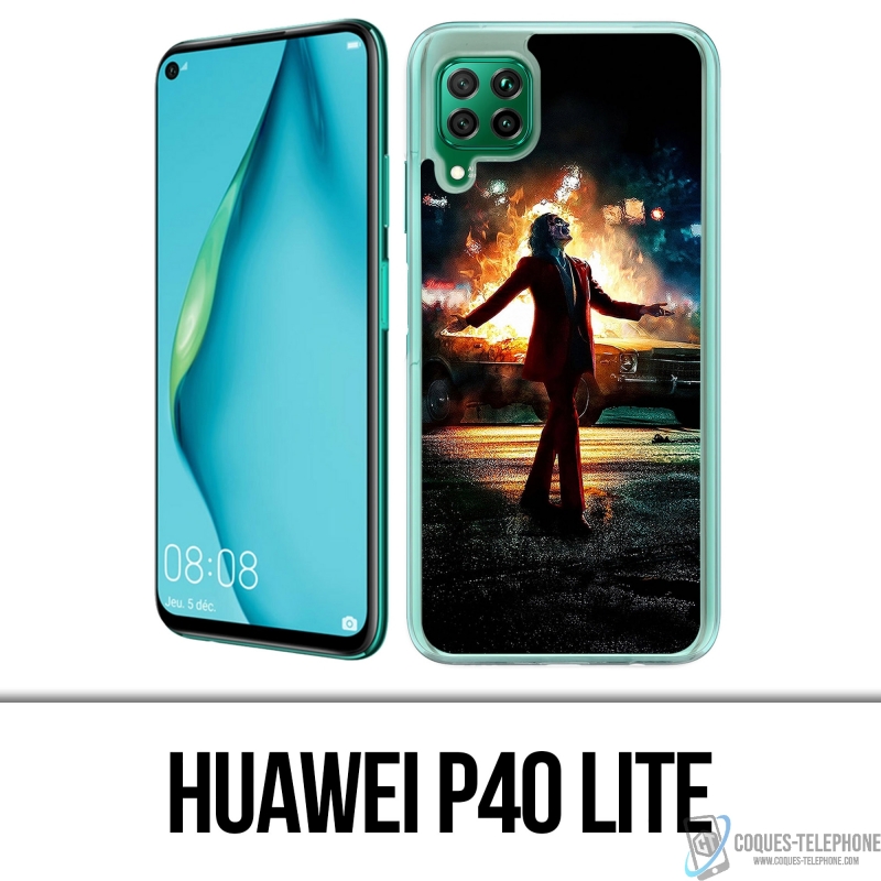 Huawei P40 Lite Case - Joker Batman On Fire