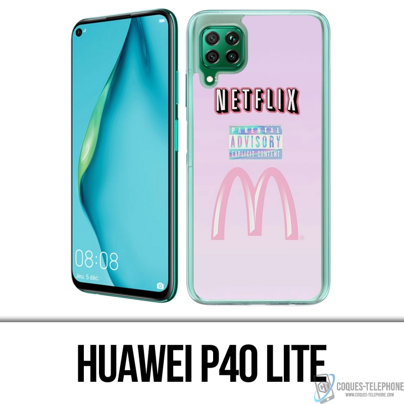 Huawei P40 Lite Case - Netflix und Mcdo