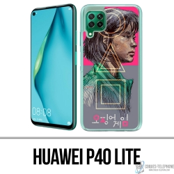 Funda Huawei P40 Lite - Chica Fanart de Squid Game