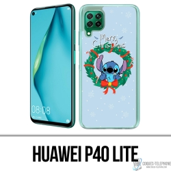 Huawei P40 Lite Case - Stitch Merry Christmas
