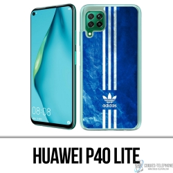 Coque Huawei P40 Lite - Adidas Bandes Bleu
