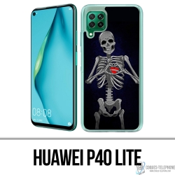 Coque Huawei P40 Lite - Coeur Squelette