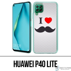 Huawei P40 Lite Case - Ich liebe Schnurrbart
