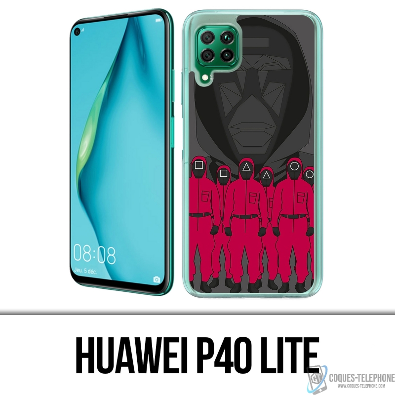 Huawei P40 Lite Case - Squid Game Cartoon Agent