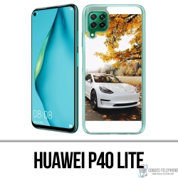 Huawei P40 Lite Case - Tesla Autumn