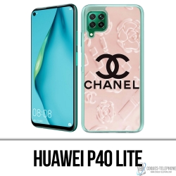Huawei P40 Lite Case - Chanel Rosa Hintergrund