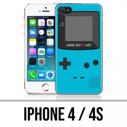 Coque iPhone 4 / 4S - Game Boy Color Turquoise