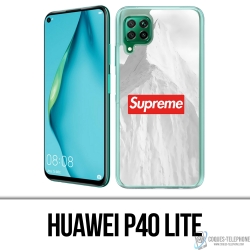 Huawei P40 Lite Case - Supreme White Mountain