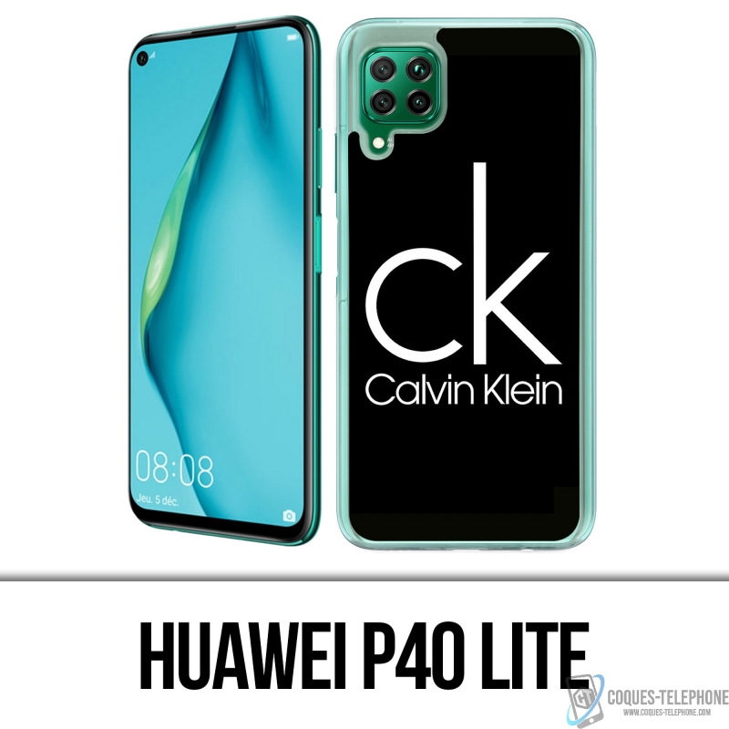Coque Huawei P40 Lite - Calvin Klein Logo Noir
