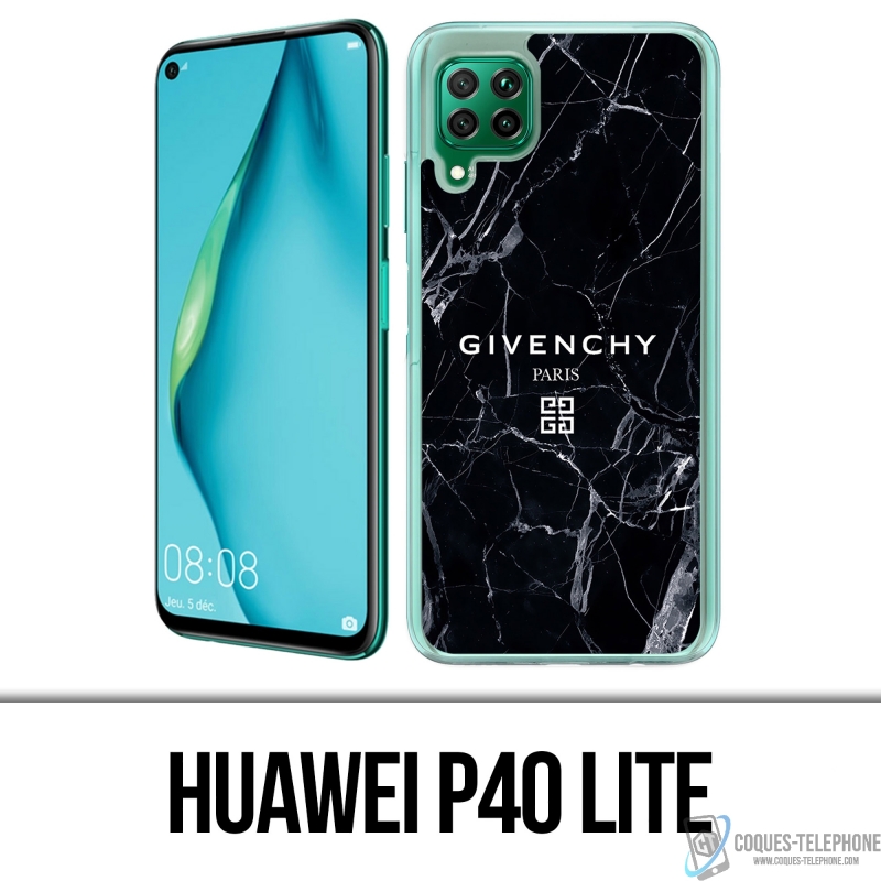 Huawei P40 Lite Case - Givenchy Schwarzer Marmor