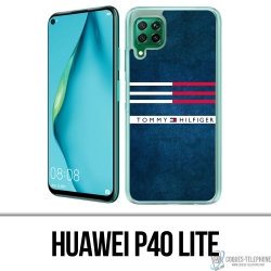 Custodia Huawei P40 Lite - Righe Tommy Hilfiger