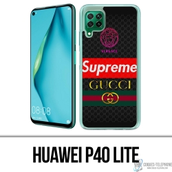 Custodia Huawei P40 Lite - Versace Supreme Gucci