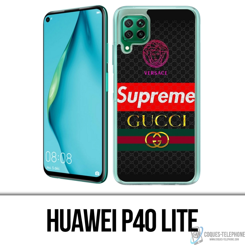 Coque Huawei P40 Lite - Versace Supreme Gucci