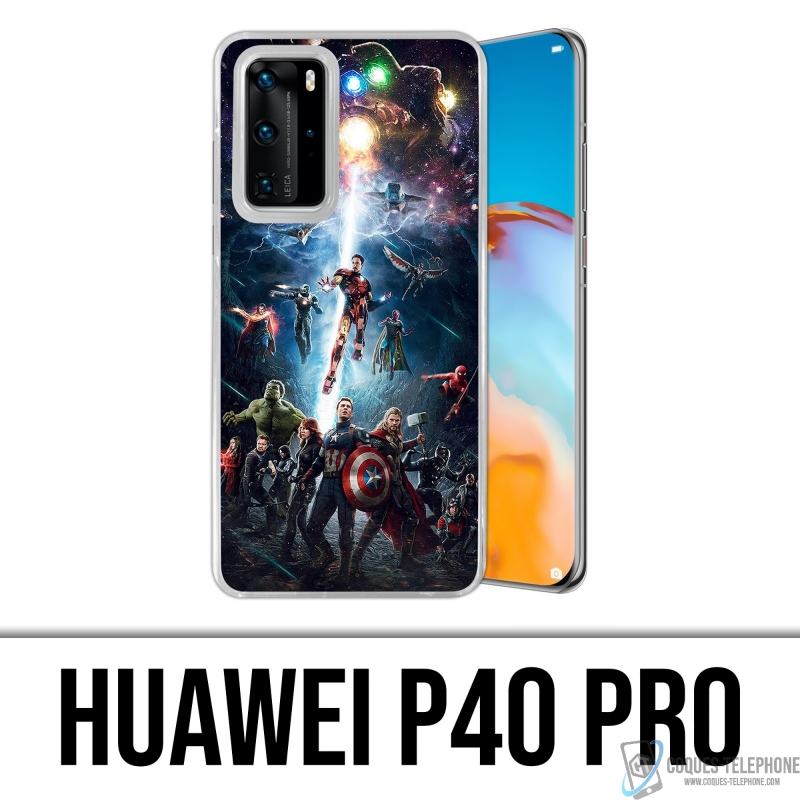 Custodia Huawei P40 Pro - Avengers contro Thanos