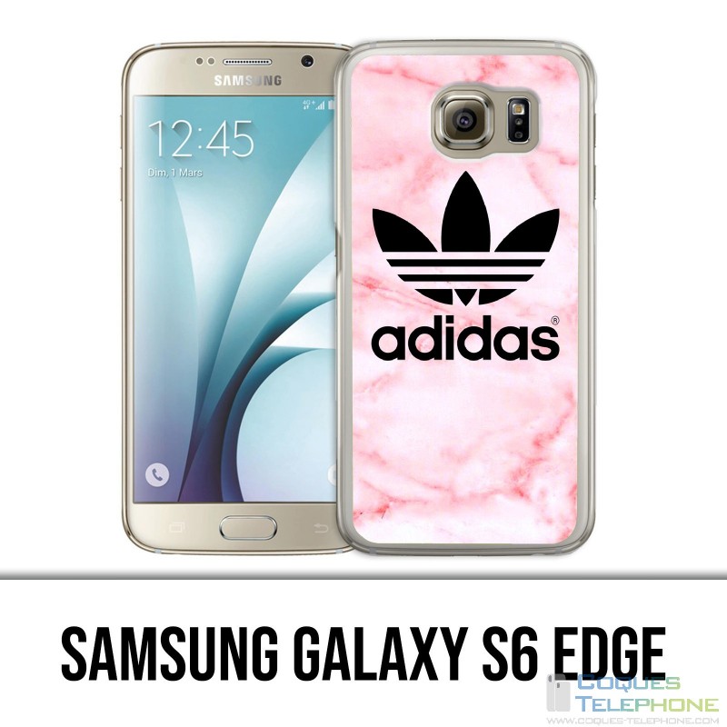 Samsung Galaxy S6 Edge Case - Adidas Marble Pink