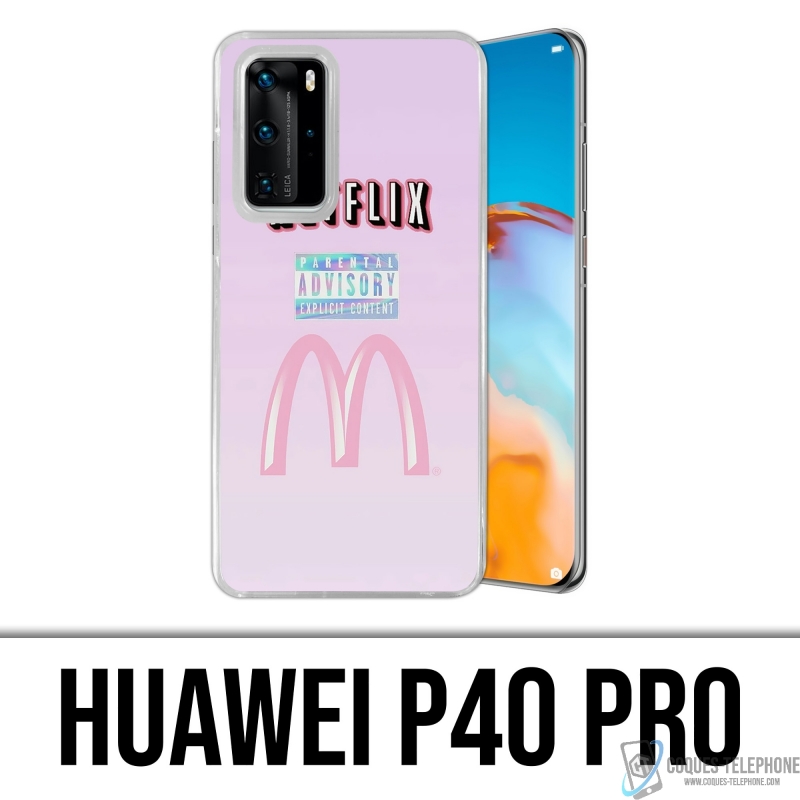 Custodia Huawei P40 Pro - Netflix e Mcdo