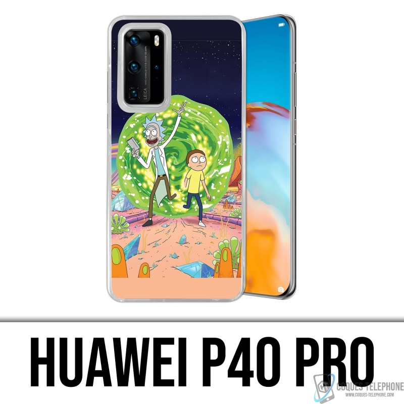 Custodia Huawei P40 Pro - Rick e Morty