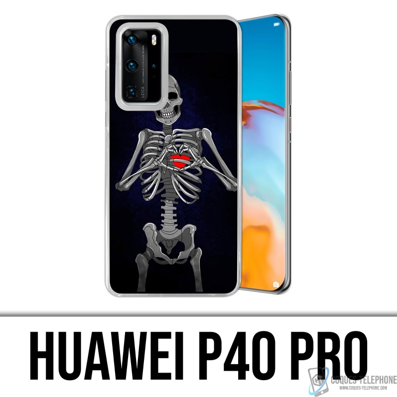 Huawei P40 Pro Case - Skeleton Heart