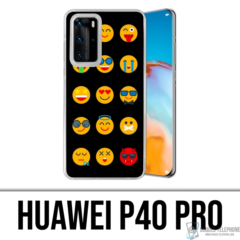 Custodia Huawei P40 Pro - Emoji