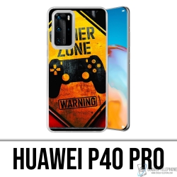Coque Huawei P40 Pro - Gamer Zone Warning