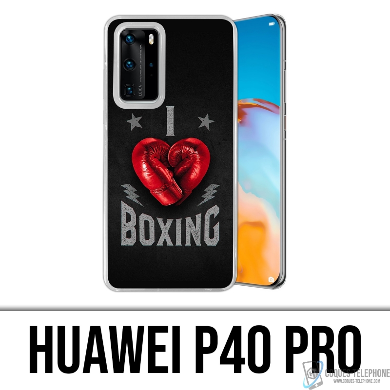 Huawei P40 Pro case - I Love Boxing