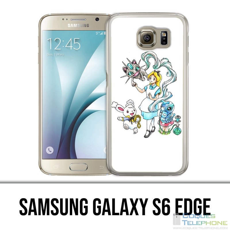 Samsung Galaxy S6 Edge Hülle - Alice im Wunderland Pokemon