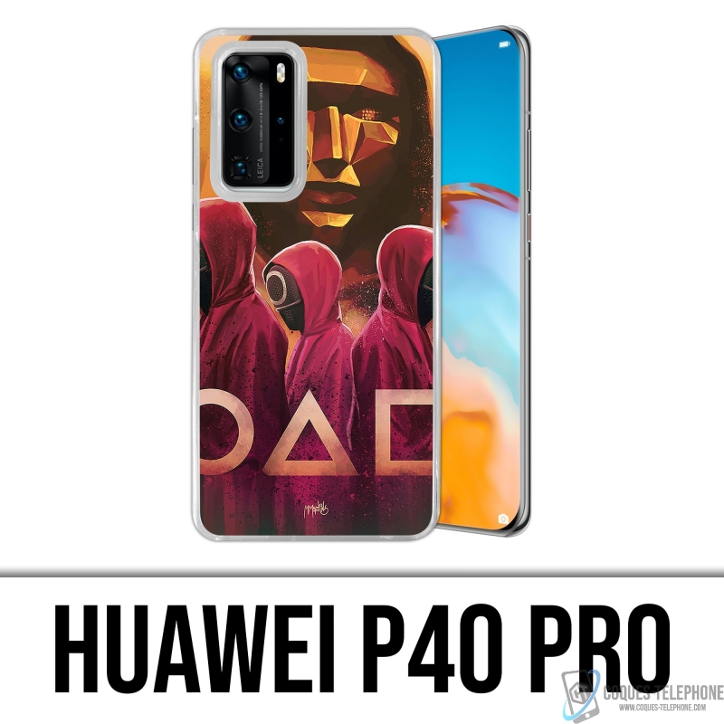 Custodia Huawei P40 Pro - Fanart gioco di calamari