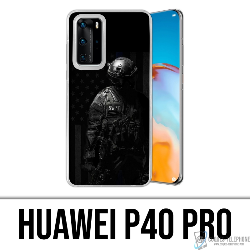 Cover Huawei P40 Pro - Polizia Swat USA