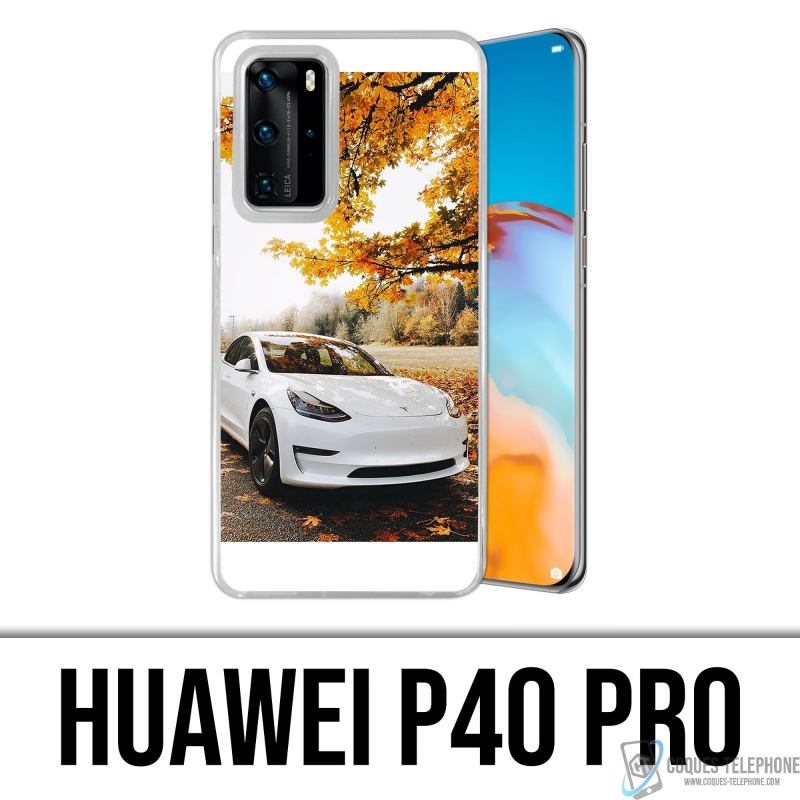 Huawei P40 Pro Case - Tesla Autumn