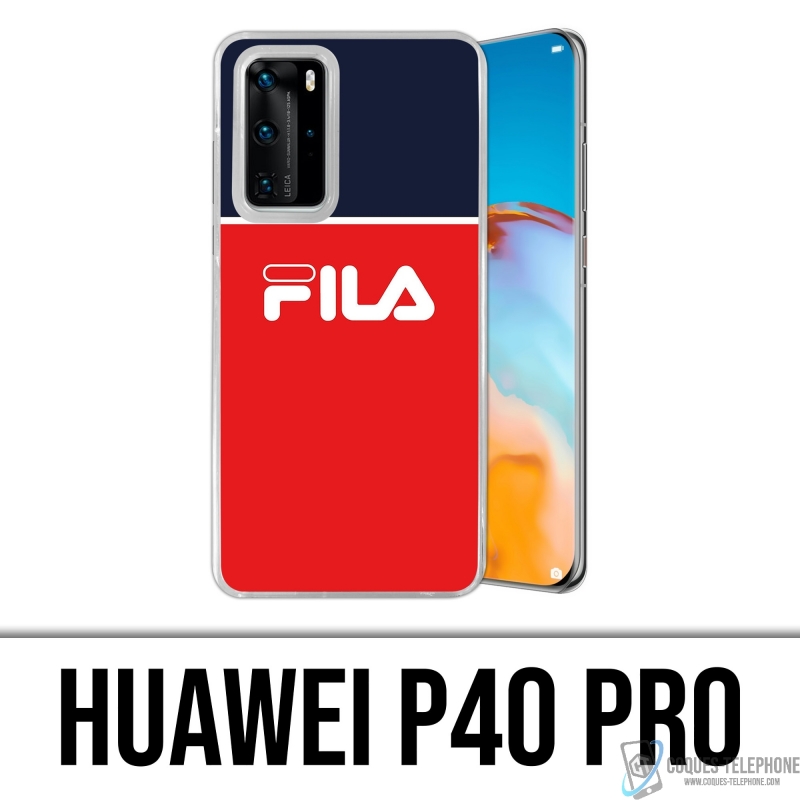 Huawei P40 Pro Case - Fila Blue Red