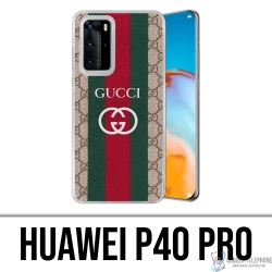 Coque Huawei P40 Pro - Gucci Brodé
