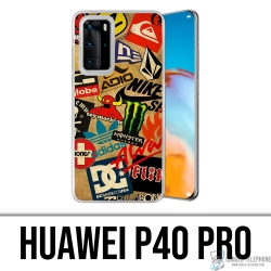 Custodia Huawei P40 Pro - Logo Skate Vintage