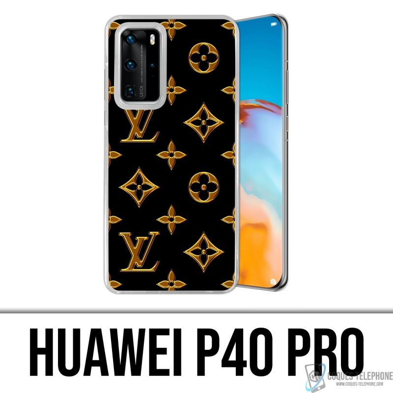 Huawei P40 Pro case - Louis Vuitton Gold