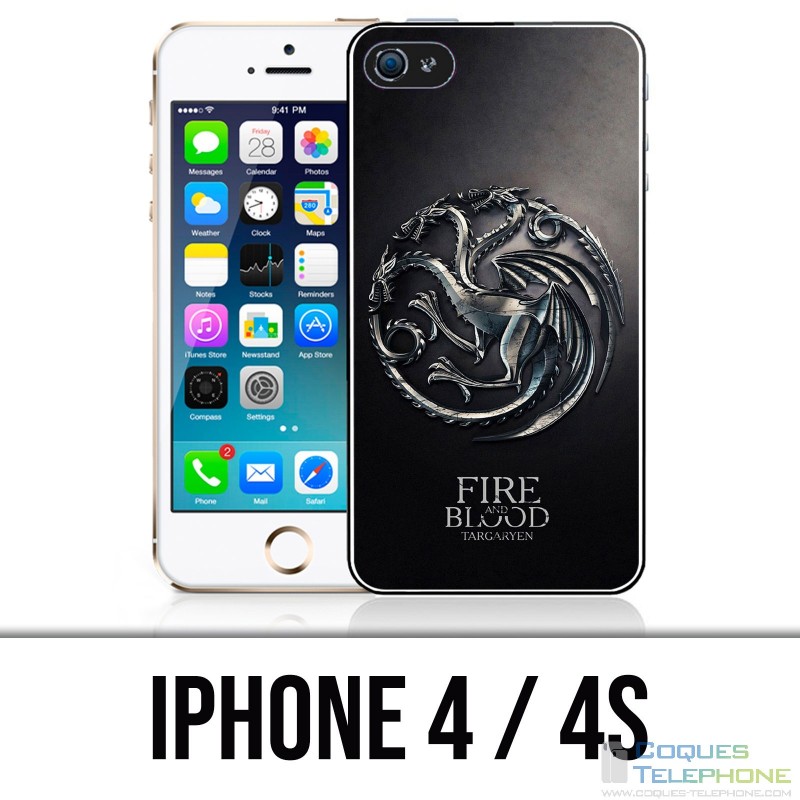 Coque iPhone 4 / 4S - Game Of Thrones Targaryen