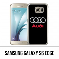 Custodia edge Samsung Galaxy S6 - Audi Logo Metal