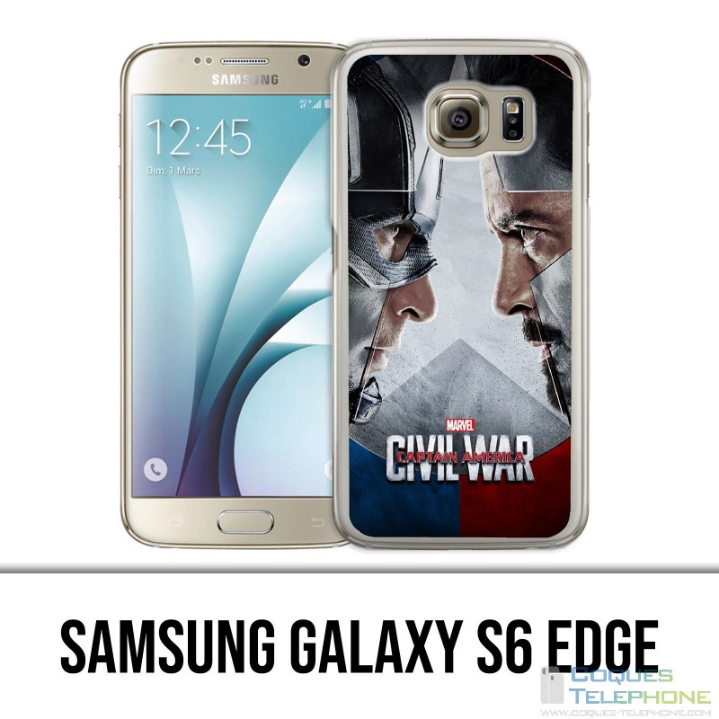 Custodia per Samsung Galaxy S6 Edge - Avengers Civil War