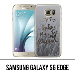 Carcasa Samsung Galaxy S6 Edge - Bebé frío afuera