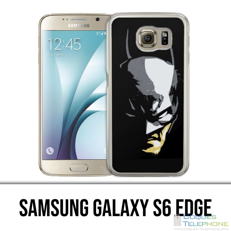 Samsung Galaxy S6 Edge Hülle - Batman Paint Face