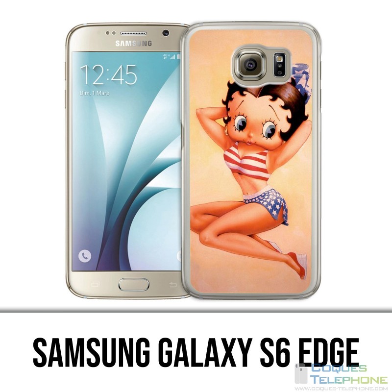 Samsung Galaxy S6 Edge Case - Vintage Betty Boop