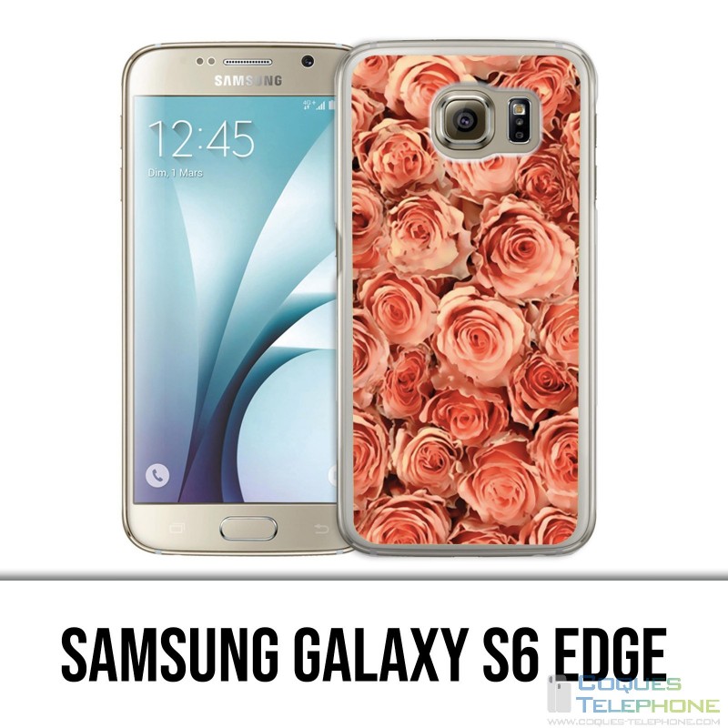 Custodia edge Samsung Galaxy S6 - Bouquet Rose