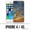 IPhone 4 / 4S Fall - Giraffen-Pelz